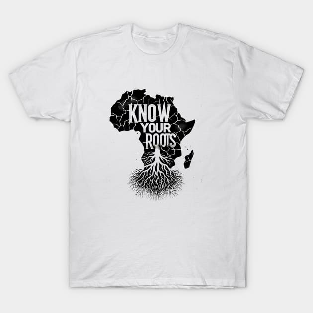 Africa Map, Know Your Roots, African T-Shirt by alzo